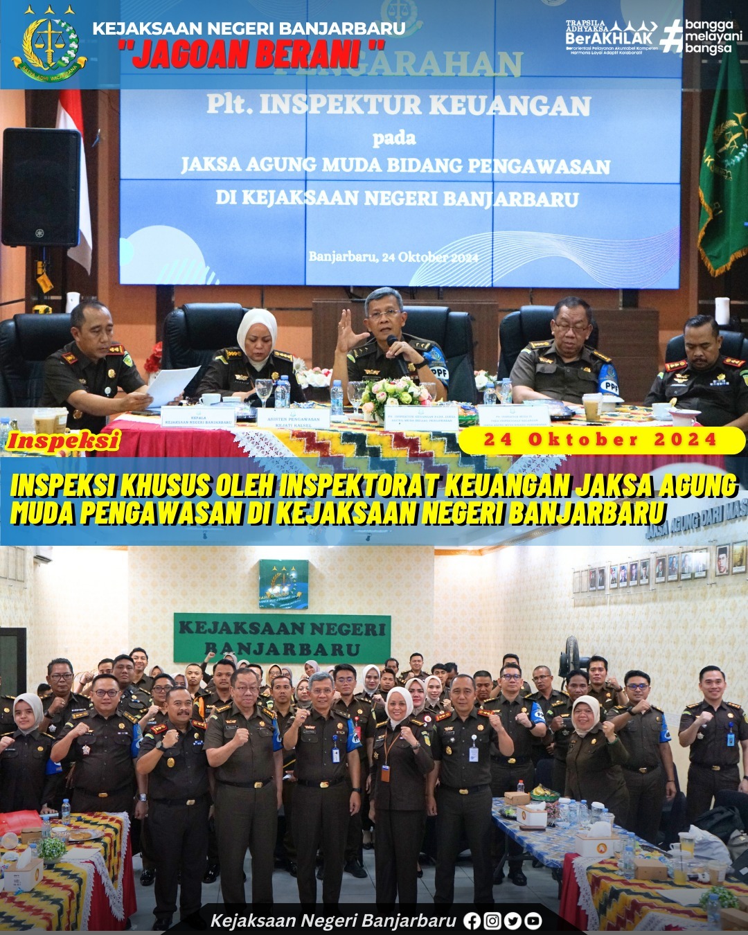 INSPEKSI KHUSUS OLEH INSPEKTORAT KEUANGAN JAKSA AGUNG MUDA PENGAWASAN