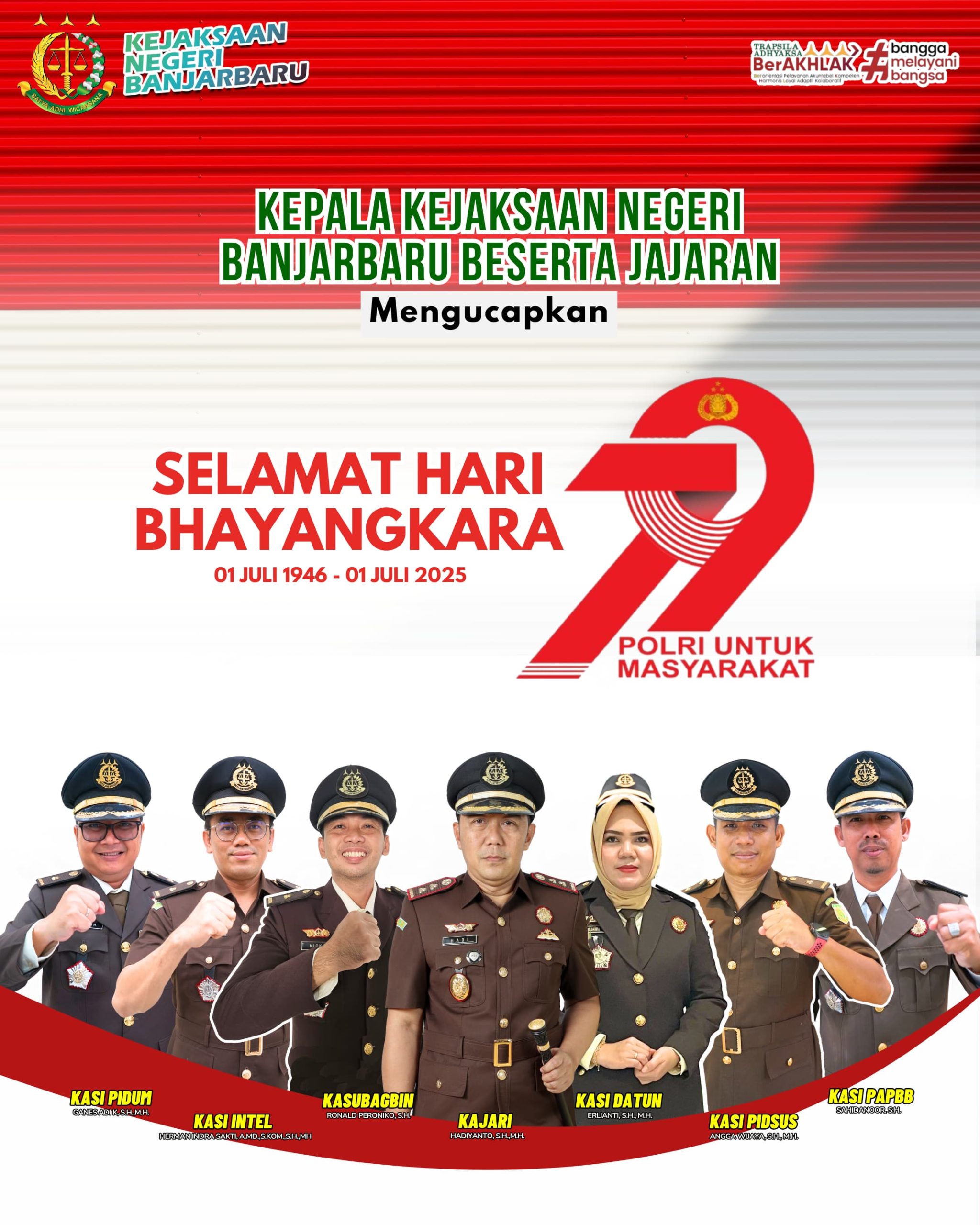 SELAMAT HARI BHAYANGKARA RI KE-79